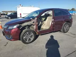 Salvage cars for sale at Grand Prairie, TX auction: 2018 Acura RDX Advance