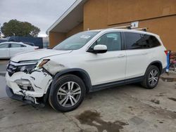 Honda Pilot salvage cars for sale: 2018 Honda Pilot EXL