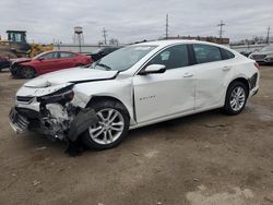 Vehiculos salvage en venta de Copart Chicago Heights, IL: 2016 Chevrolet Malibu LT