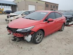 Salvage cars for sale from Copart Kansas City, KS: 2018 Chevrolet Cruze LT