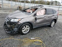 Salvage cars for sale at Spartanburg, SC auction: 2012 Honda CR-V EXL