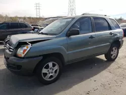 Salvage cars for sale from Copart Littleton, CO: 2007 KIA Sportage LX