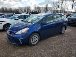 Toyota salvage cars for sale: 2012 Toyota Prius V