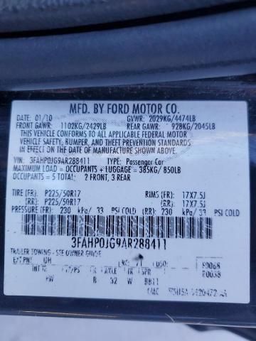 2010 Ford Fusion SEL