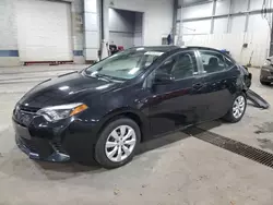 Salvage cars for sale at Ham Lake, MN auction: 2016 Toyota Corolla L