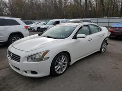 Salvage cars for sale at auction: 2009 Nissan Maxima S