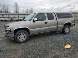 Chevrolet salvage cars for sale: 2002 Chevrolet Silverado K1500