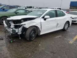 Salvage cars for sale at Woodhaven, MI auction: 2024 Toyota Camry LE