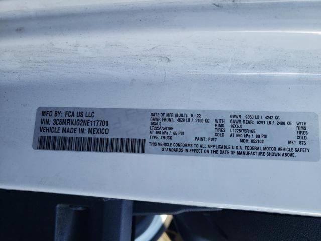 2022 Dodge RAM Promaster 3500 3500 High