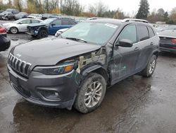 Vehiculos salvage en venta de Copart Portland, OR: 2019 Jeep Cherokee Latitude Plus