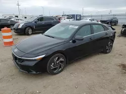 Salvage cars for sale at Greenwood, NE auction: 2024 Hyundai Elantra Limited