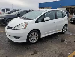 Honda salvage cars for sale: 2010 Honda FIT Sport