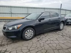 Salvage cars for sale at Dyer, IN auction: 2010 Honda Accord LX