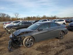 Salvage cars for sale at Des Moines, IA auction: 2024 Hyundai Elantra SEL