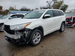 2016 Toyota Highlander LE en venta en Wichita, KS