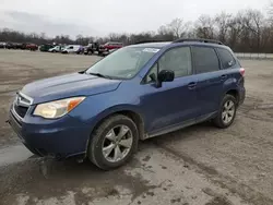 Salvage cars for sale at Ellwood City, PA auction: 2014 Subaru Forester 2.5I Premium