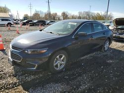 Chevrolet Malibu ls salvage cars for sale: 2017 Chevrolet Malibu LS