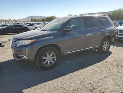 Salvage cars for sale from Copart Las Vegas, NV: 2012 Toyota Highlander Base