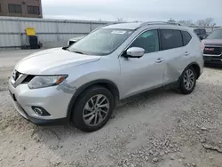 2015 Nissan Rogue S en venta en Kansas City, KS