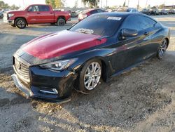 Salvage cars for sale at Los Angeles, CA auction: 2020 Infiniti Q60 Pure