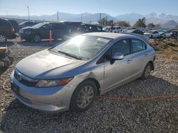 Salvage cars for sale at Magna, UT auction: 2012 Honda Civic LX