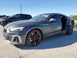 Salvage cars for sale at Grand Prairie, TX auction: 2022 Audi S5 Premium