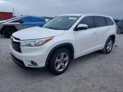 Salvage cars for sale at Arcadia, FL auction: 2016 Toyota Highlander Limited