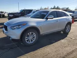 Infiniti salvage cars for sale: 2017 Infiniti QX70