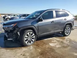 Salvage cars for sale at Grand Prairie, TX auction: 2022 Toyota Rav4 XLE Premium