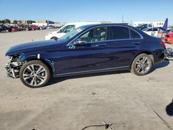 Salvage cars for sale at auction: 2016 Mercedes-Benz C 300 4matic