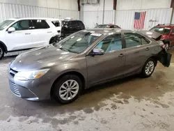 Salvage cars for sale at Franklin, WI auction: 2015 Toyota Camry LE