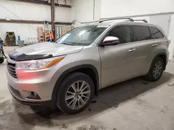 Toyota salvage cars for sale: 2016 Toyota Highlander XLE