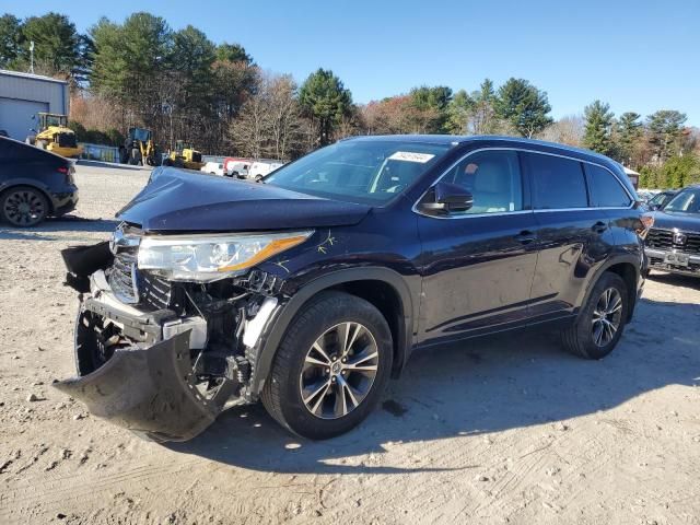 2016 Toyota Highlander XLE