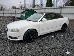 Salvage cars for sale at Windsor, NJ auction: 2009 Audi A4 2.0T Cabriolet Quattro