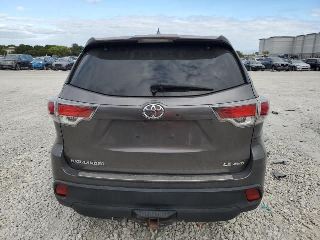 2016 Toyota Highlander LE