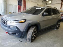 Salvage cars for sale from Copart Cleveland: 2014 Jeep Cherokee Trailhawk