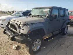 Jeep salvage cars for sale: 2015 Jeep Wrangler Unlimited Rubicon