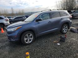 Toyota Highlander salvage cars for sale: 2015 Toyota Highlander Limited