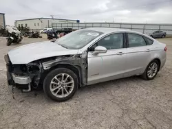 Salvage cars for sale at Chatham, VA auction: 2019 Ford Fusion SEL