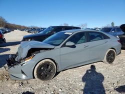 Salvage cars for sale at West Warren, MA auction: 2021 Hyundai Elantra SEL