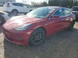 Tesla Model 3 salvage cars for sale: 2018 Tesla Model 3