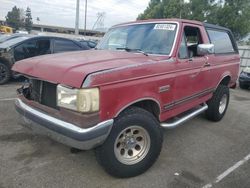 1991 Ford Bronco U100 en venta en Rancho Cucamonga, CA