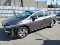 Honda salvage cars for sale: 2013 Honda Civic LX