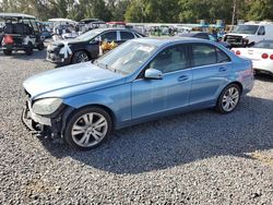 Carros salvage a la venta en subasta: 2010 Mercedes-Benz C 300 4matic