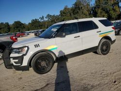 Salvage cars for sale at Ocala, FL auction: 2017 Ford Explorer Police Interceptor