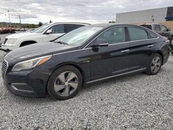 Salvage cars for sale at Mentone, CA auction: 2016 Hyundai Sonata Hybrid