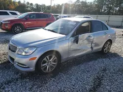 Salvage cars for sale at Ellenwood, GA auction: 2014 Mercedes-Benz C 250