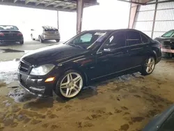 Salvage cars for sale at American Canyon, CA auction: 2012 Mercedes-Benz C 250