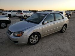 Salvage cars for sale at San Antonio, TX auction: 2009 KIA Spectra EX