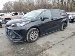 Salvage cars for sale at Glassboro, NJ auction: 2021 Toyota Sienna LE